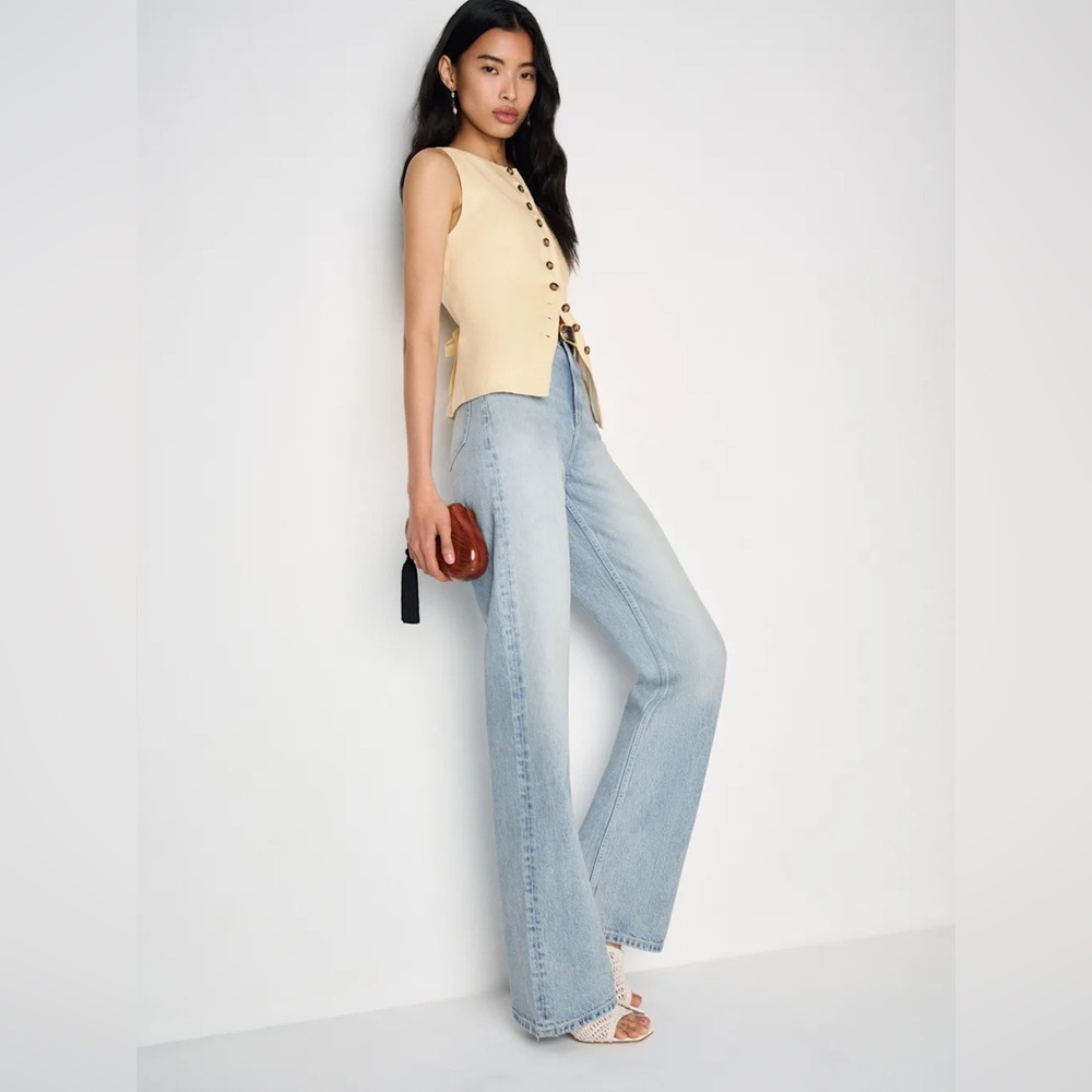 Reformation Light Blue High Rise Jeans - Picture 2 of 11